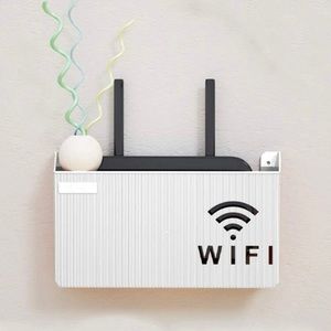 Plastic router storage rack